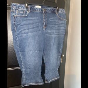 Lane Bryant denim capri 24